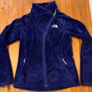 💜The North Face Purple Fleece Full Zip Jacket Women’s Size XS EUC